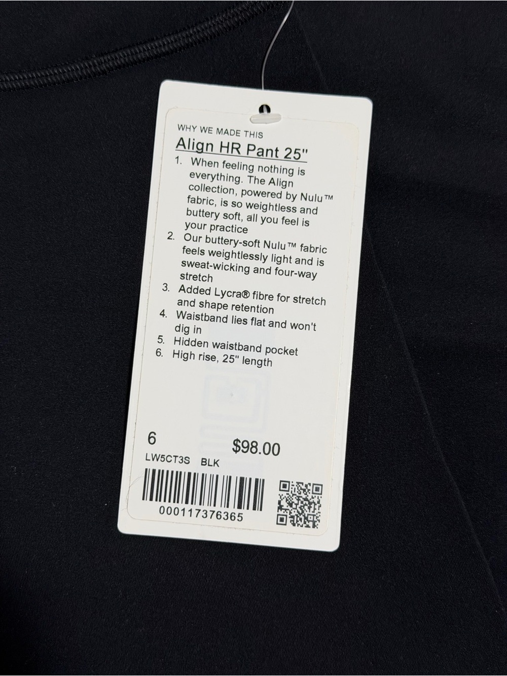 Lululemon Align HR Tight 25” - Picture 2 of 3